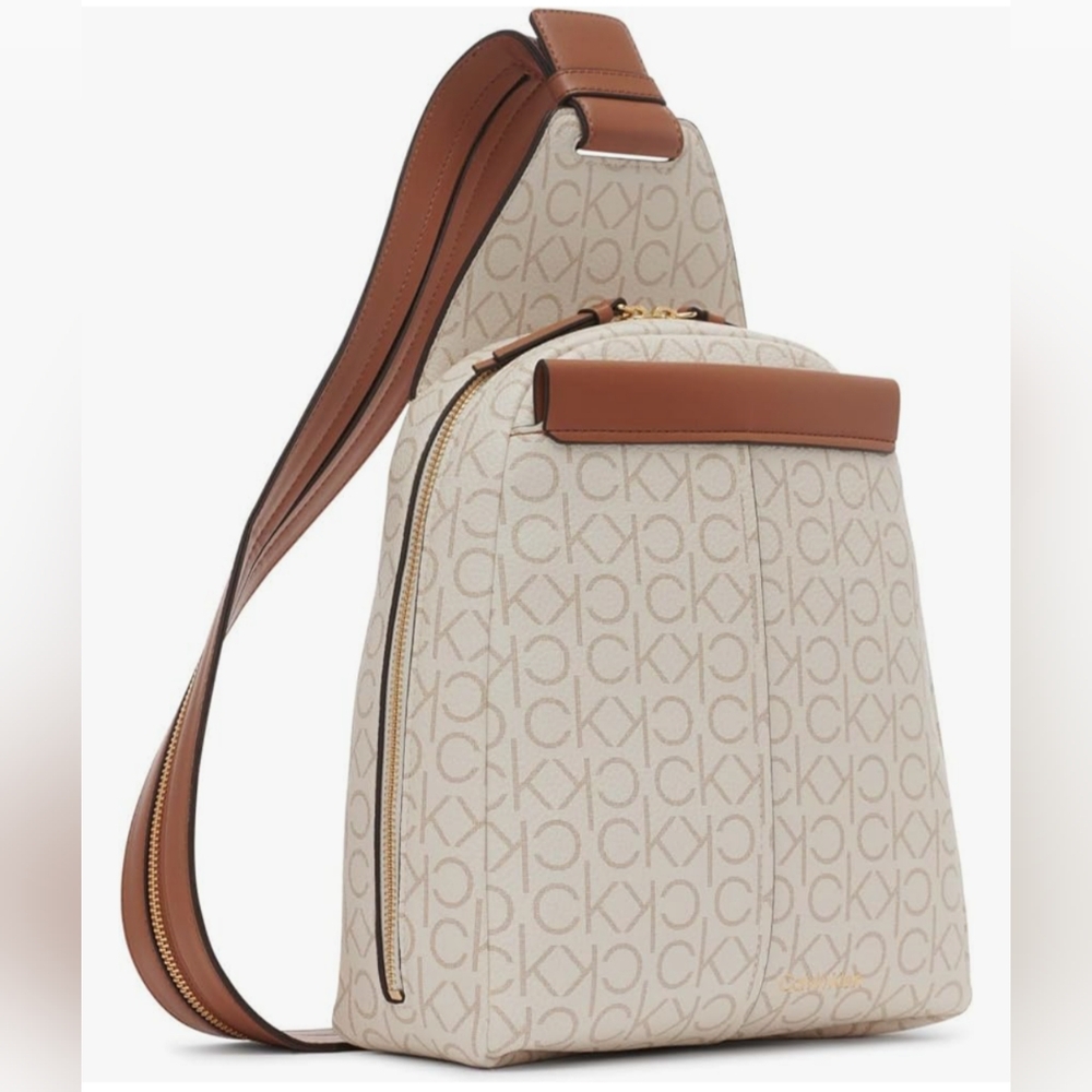 Calvin Klein Millie Logo Print Backpack